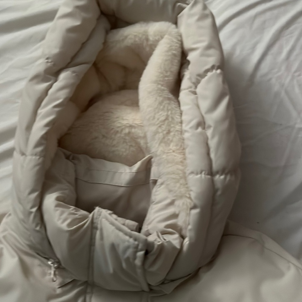 target , “a new day “ collection white offwhite puffer coat.